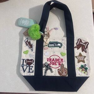 Trader Joe's Canvas Tote - Seattle- Seahawks Football NFL